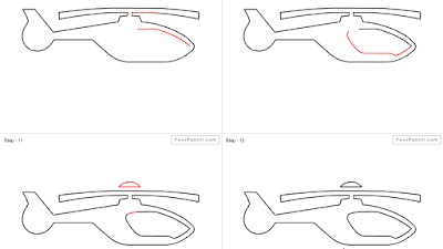 Get Kids Easy Simple Helicopter Drawing Pictures