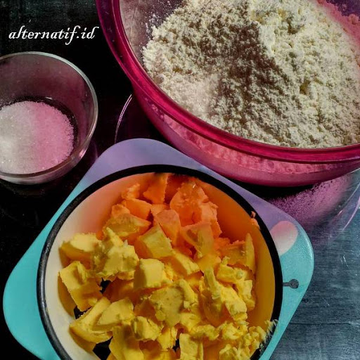 BAHAN KULIT PIE Resep Membuat Pie Green Tea Susu