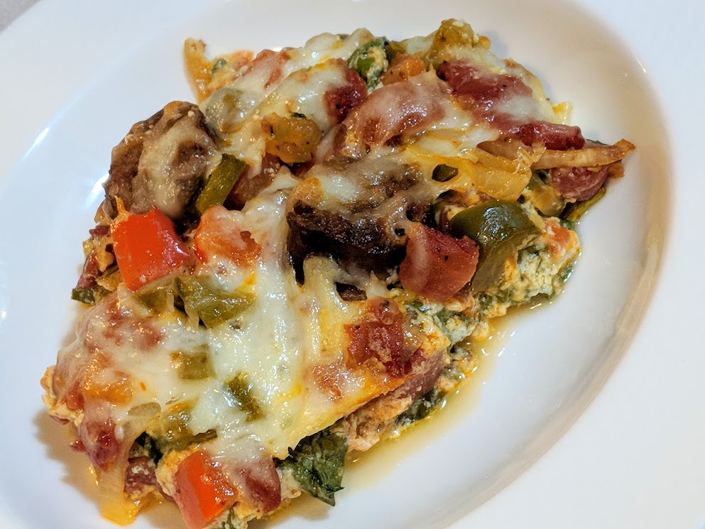 Sausage & Spinach Casserole