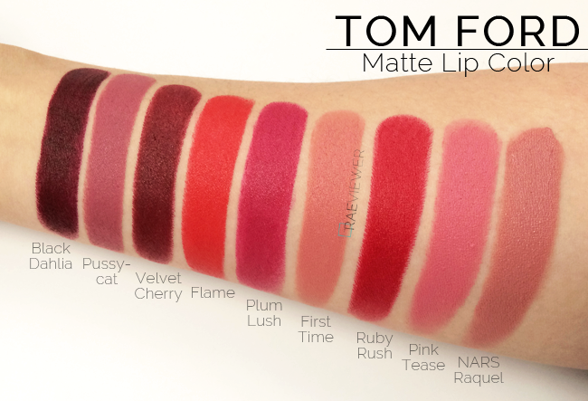 the raeviewer - a premier blog for skin care and cosmetics from an  esthetician's point of view: Tom Ford Holiday 2014 Matte Lip Colors Review,  Photos, Swatches [All 8 Shades]