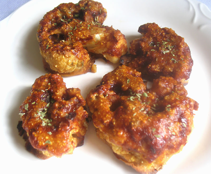 BBQ Cauliflower "Steaks" Lisa's Kitchen Vegetarian Recipes
