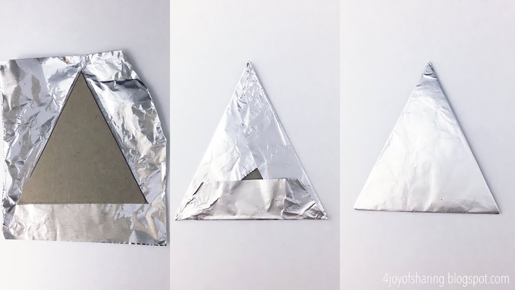 Aluminum Foil Christmas Tree Ornaments - The Joy of Sharing