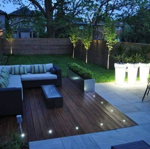 Taman belakang rumah minimalis 1 lantai