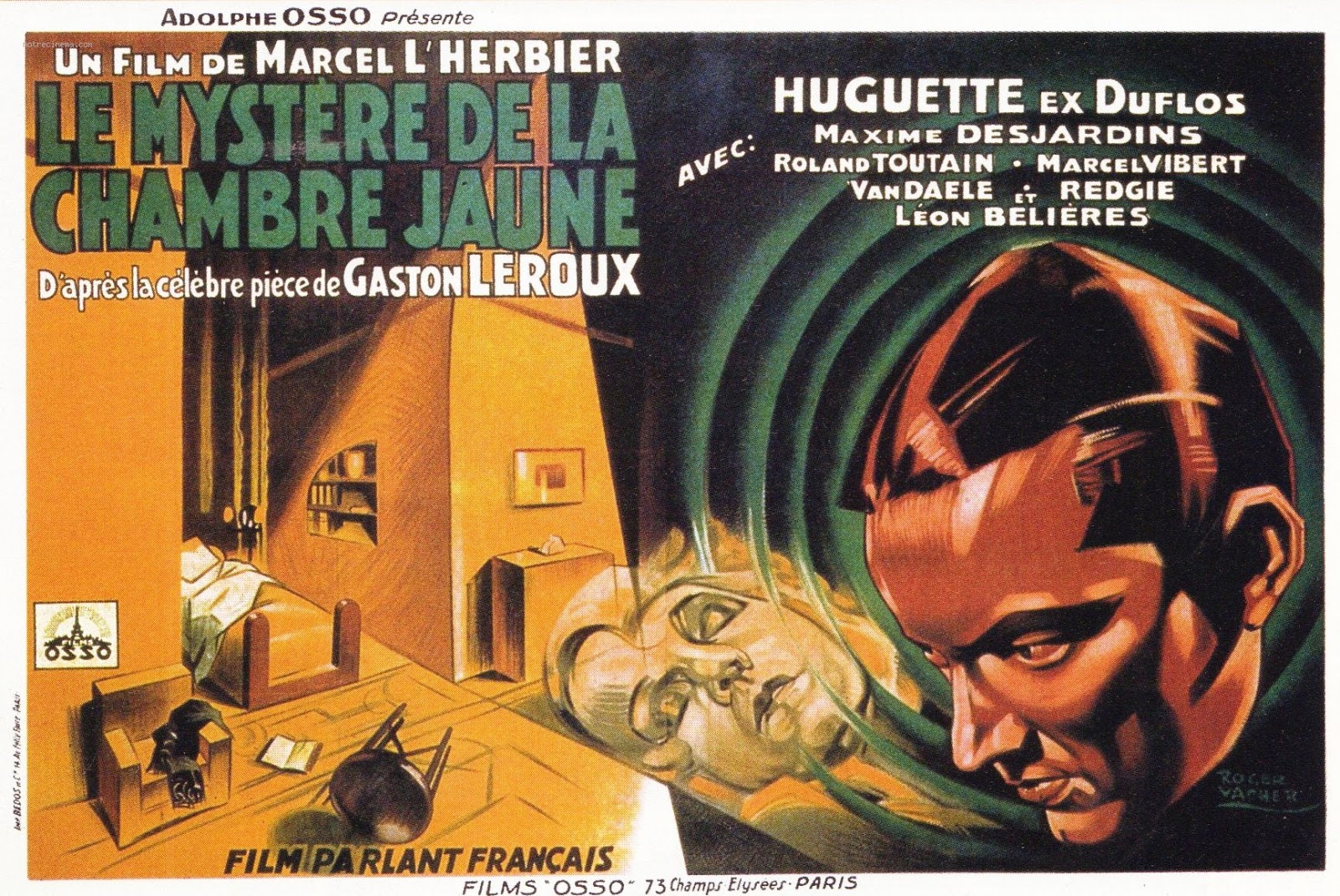 Le Mystère De La Chambre Jaune 1949 Sinopsis: Le Genre Du Mystère De La Chambre Jaune