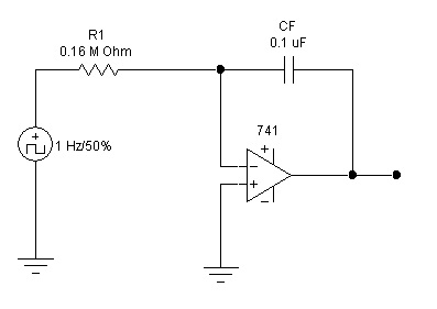 Integrator Using Op amp 741 Circuit - Electronic Circuit ... 741 op amp wiring diagram 