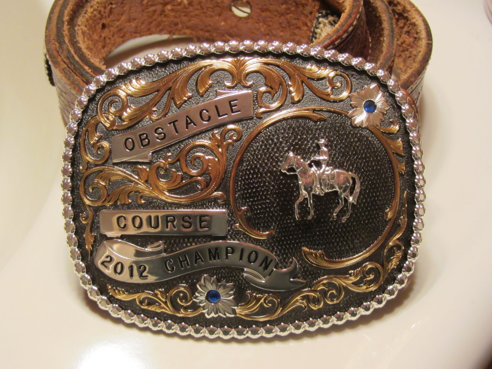 St.Clair Red Mule Farm Mule & Donkey Adventures Belt Buckle Arrives
