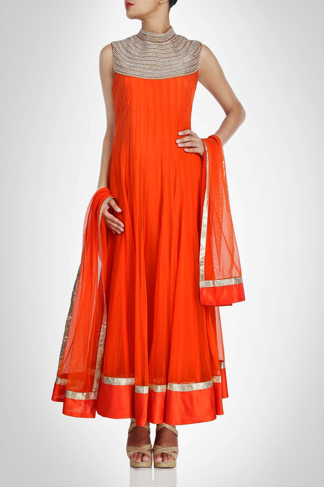 Designer Long Anarkali Frock Collection - Vega Fashion Mom