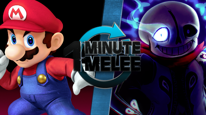 future blogs one minute melee mario vs sans