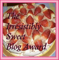 Irresistably Sweet Blog Award