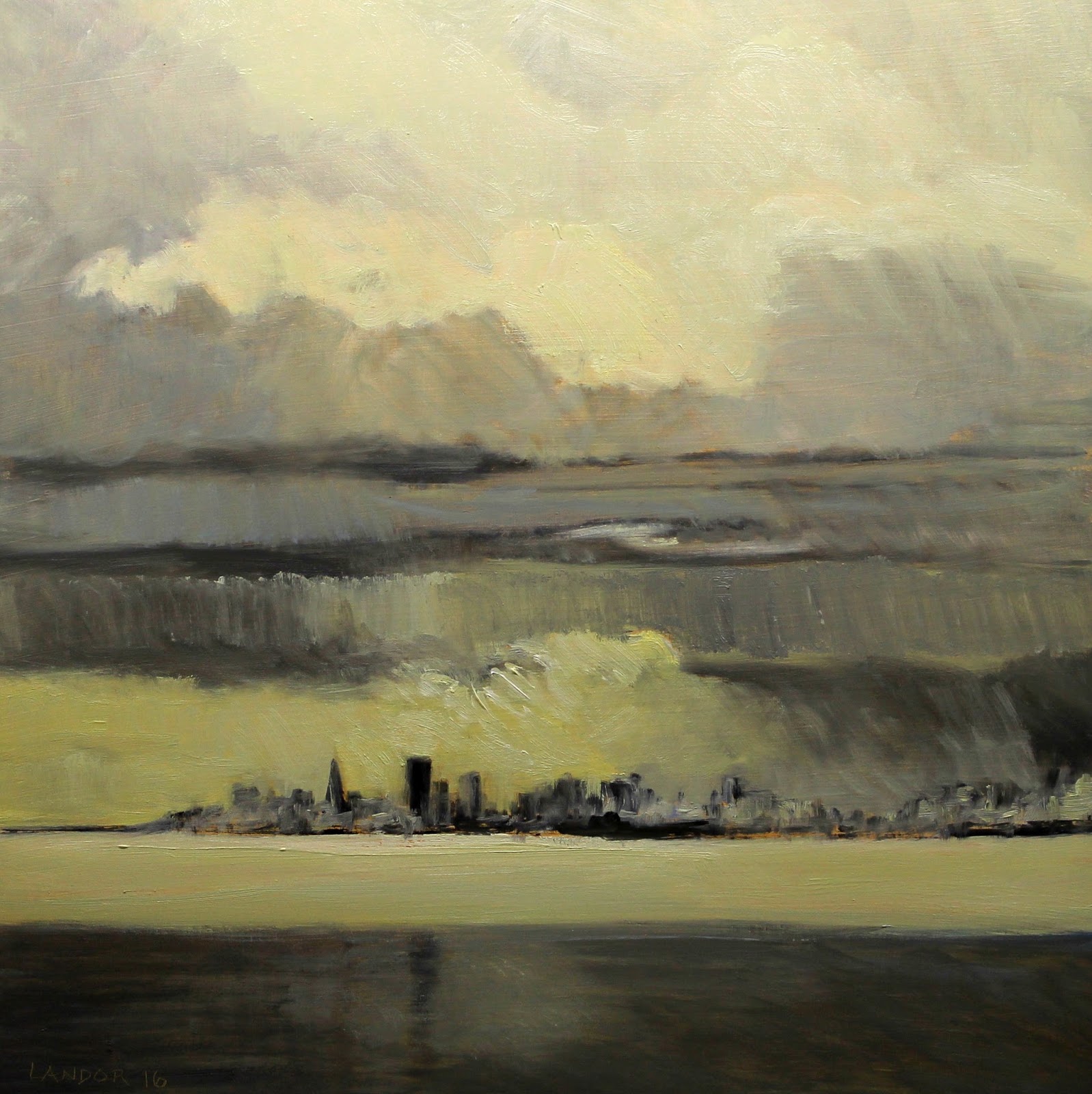 Susan Landor Keegin A Little Painting Every Day The Day The Rain