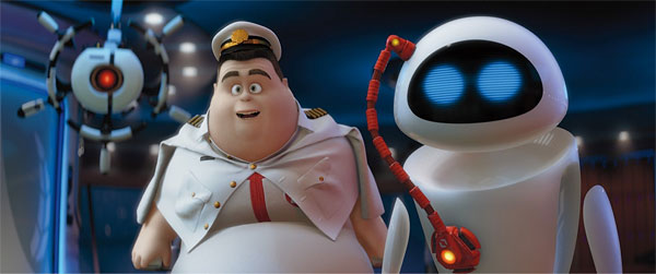 The captain in WALL-E