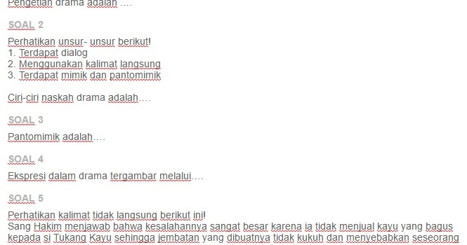 Contoh Soal Langkah langkah konversi teks anekdot menjadi