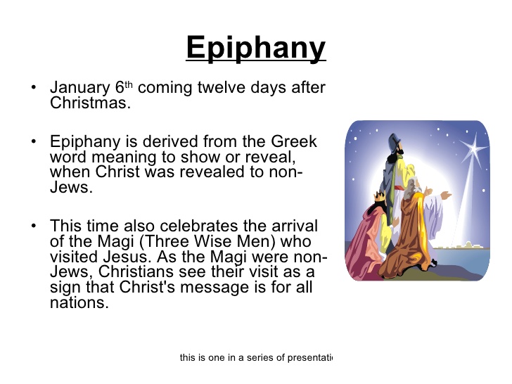 essay about epiphany