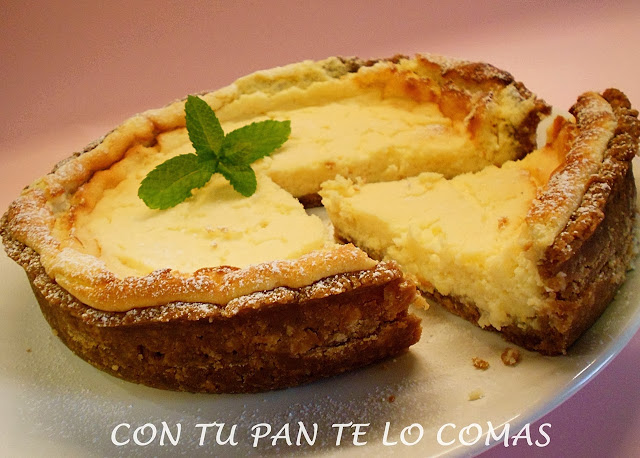 Tarta de limón con leche condensada