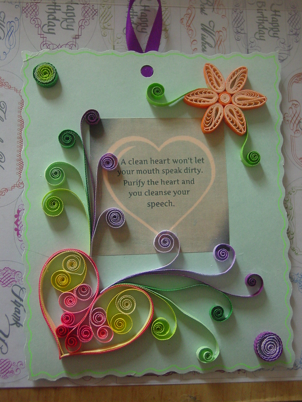 faith's quilling my quillings