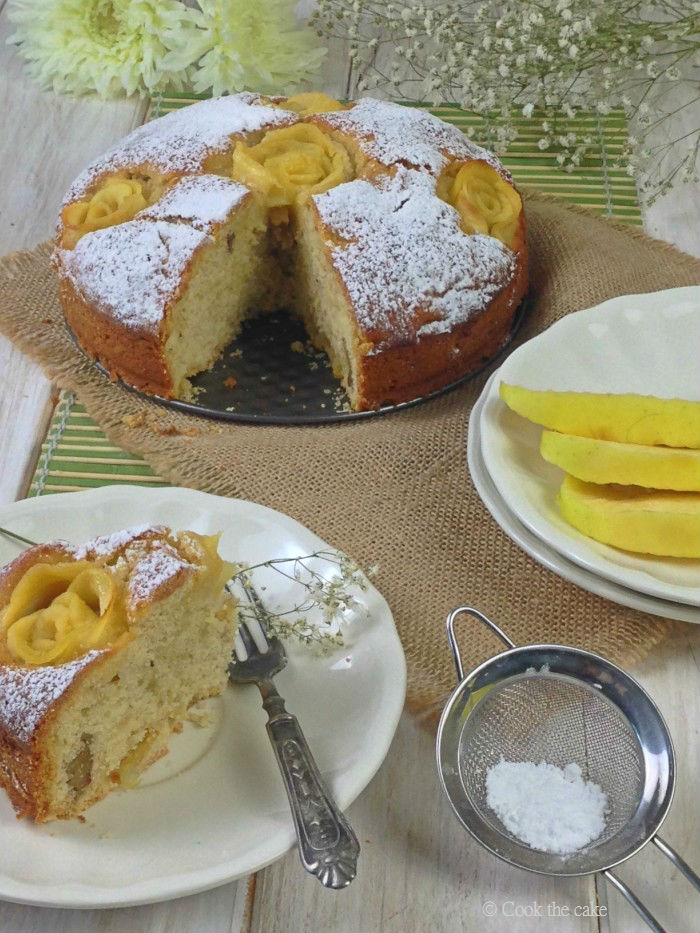 decorar bizcocho de manzana bizcocho de rosas de manzana y nueces cook the cake decorar bizcocho de manzana bizcocho de rosas de manzana y nueces cook the cake