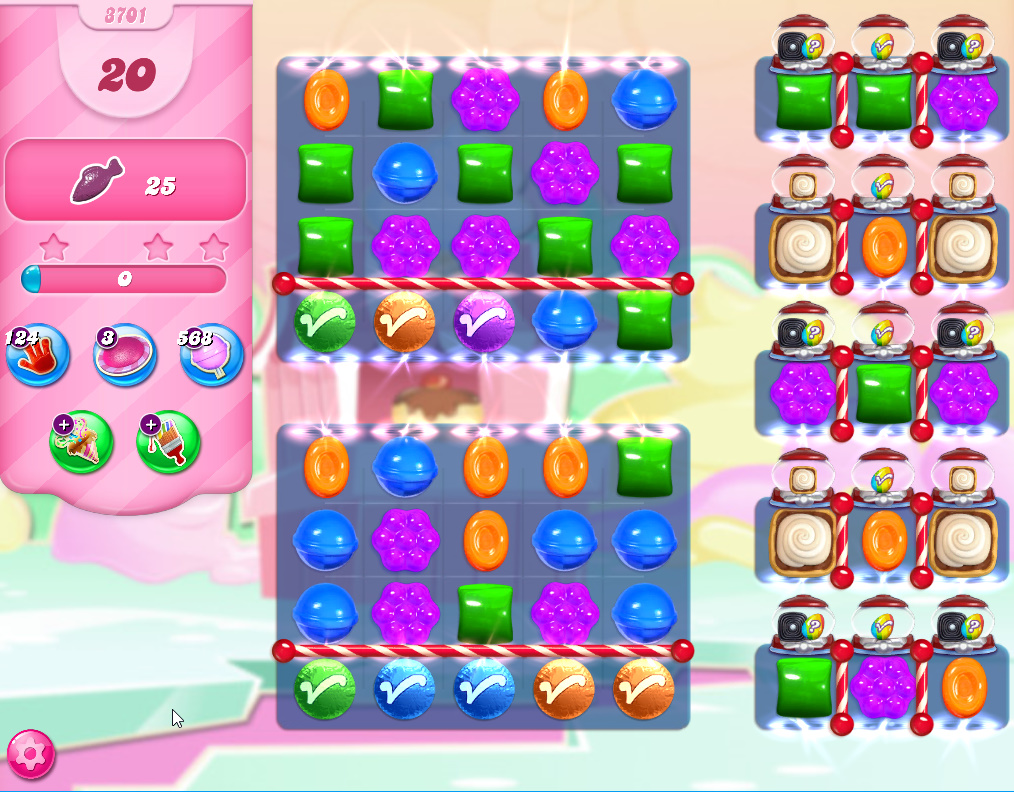 Candy Crush Saga level 3701 Candy Crush Saga level 3701