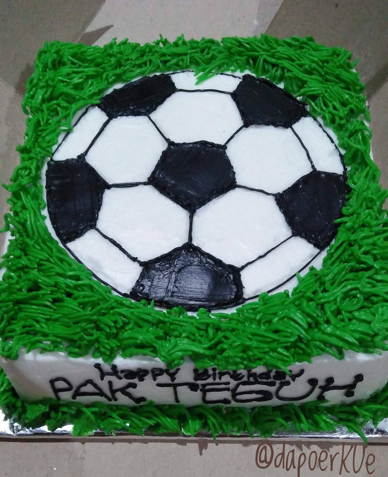 Kue Gambar Bola Sepak