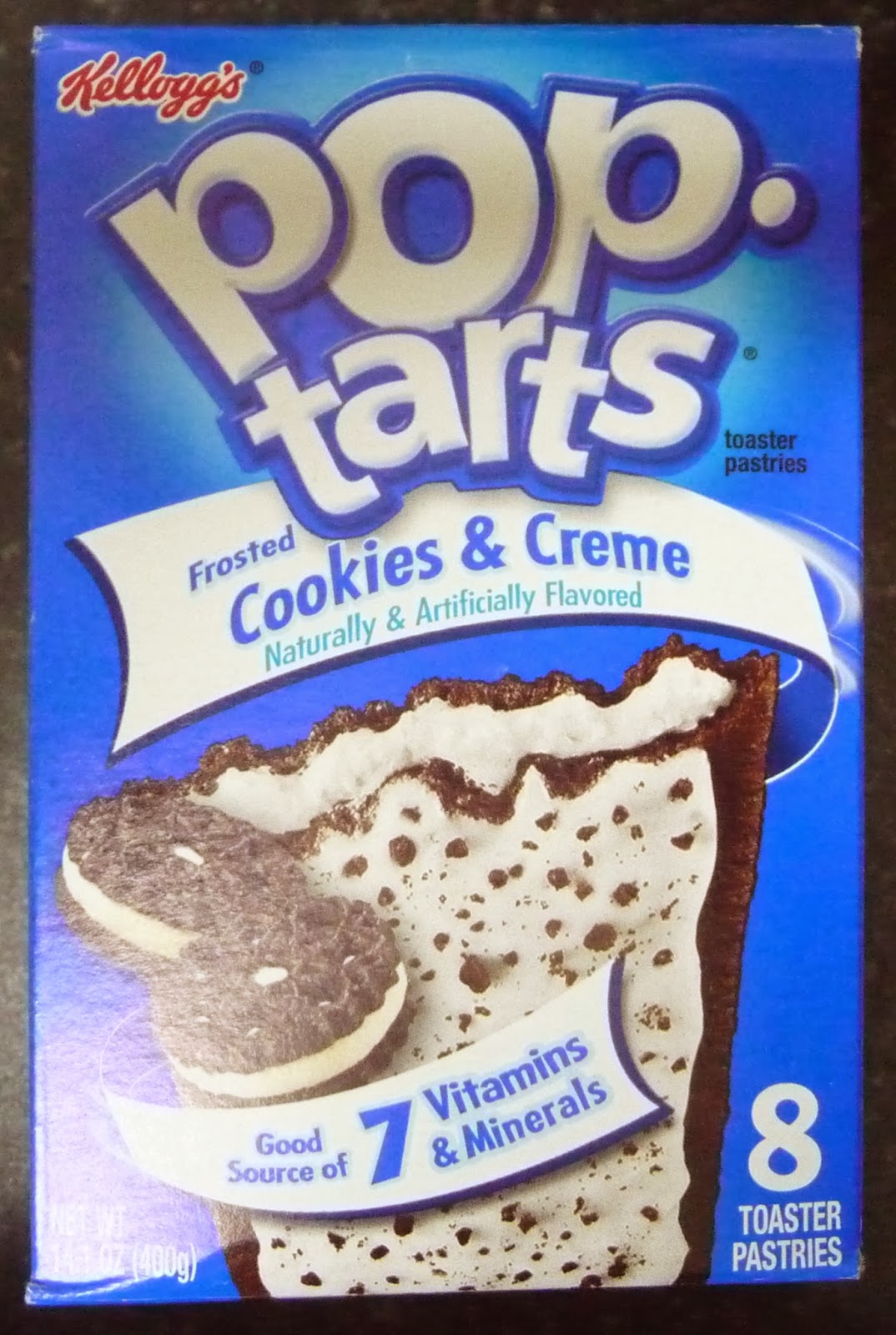 Something to look forward to Kellogg's Pop Tarts Frosted cookies & creme