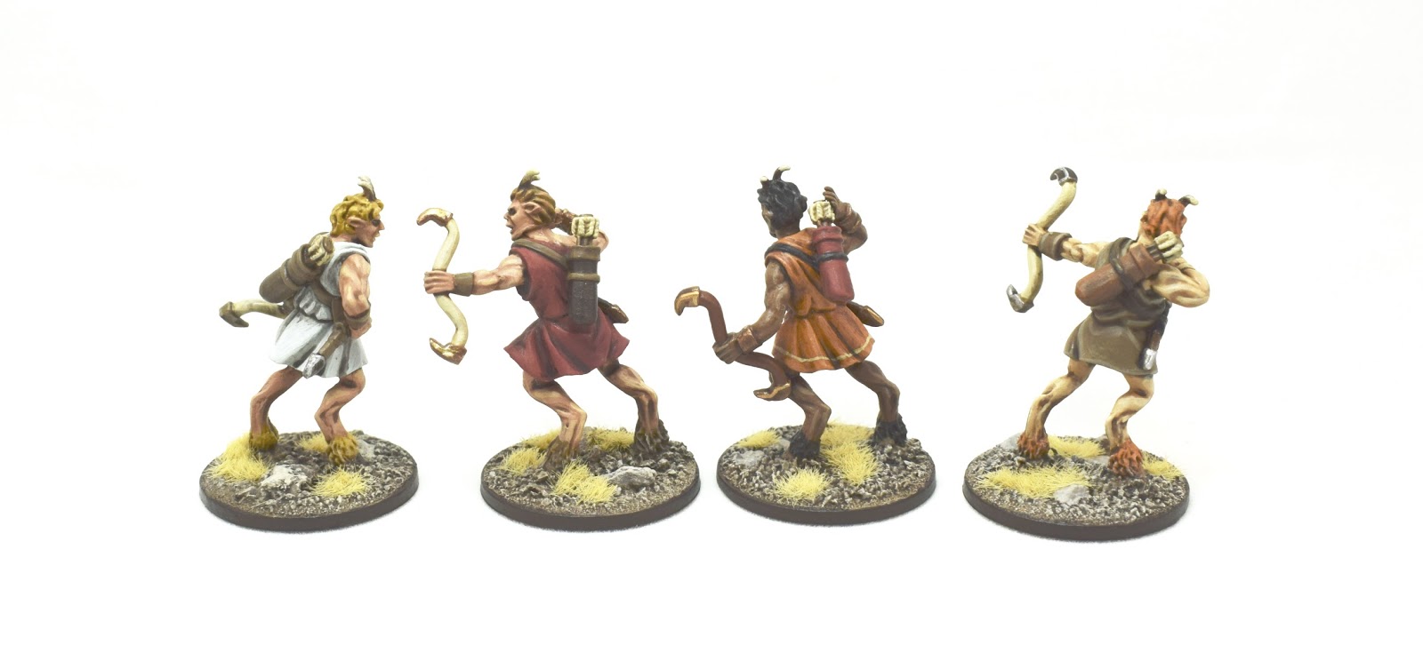 Miniatures of the North Faun archers painted