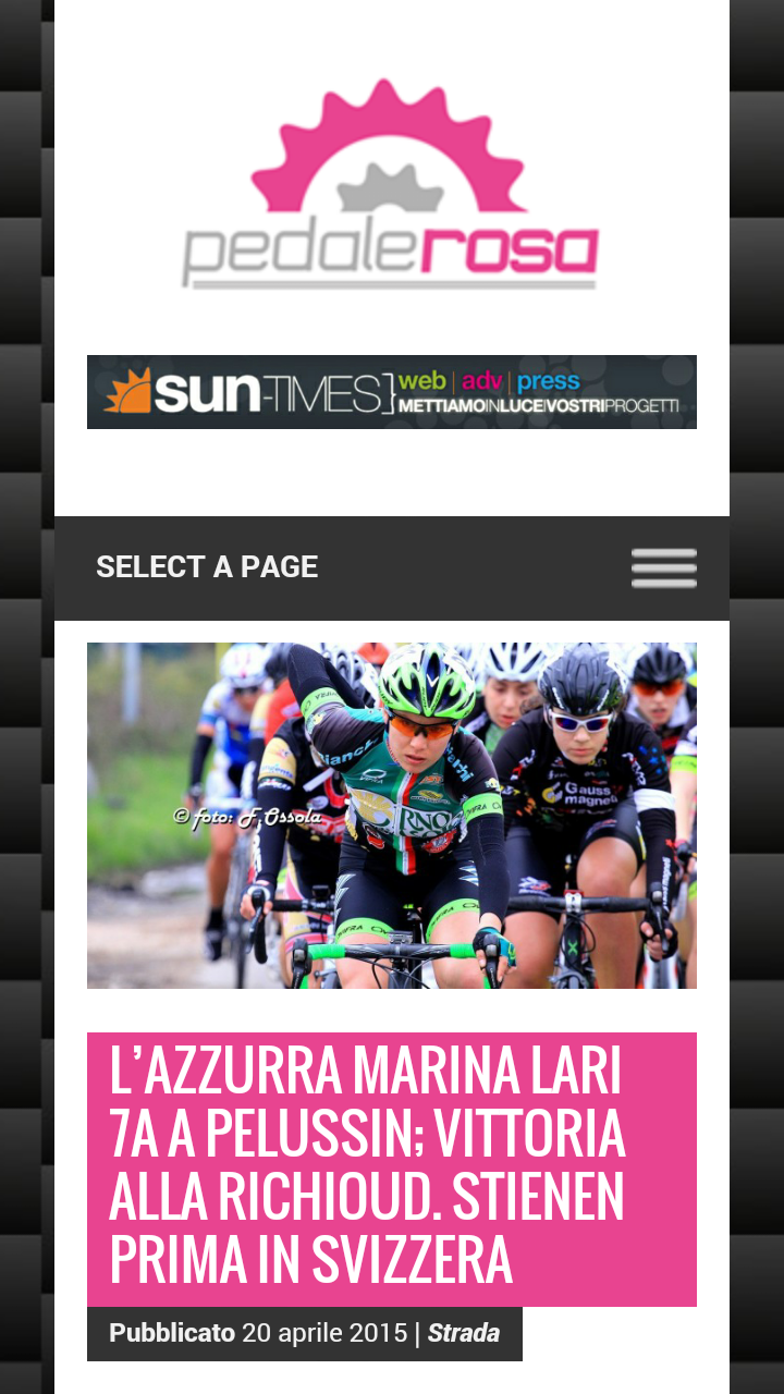 Una ragazza, una bici e pochi sogni: Articolo del Sito