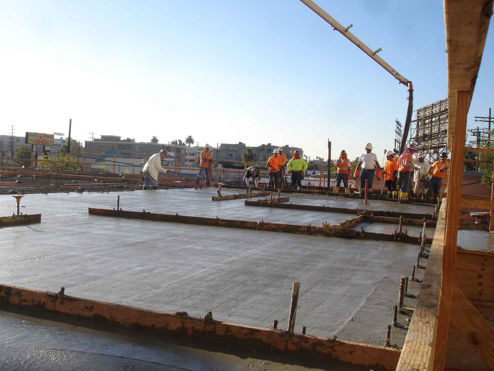 PSL Architects The Serrano Big Day...Podium Concrete Pour Day