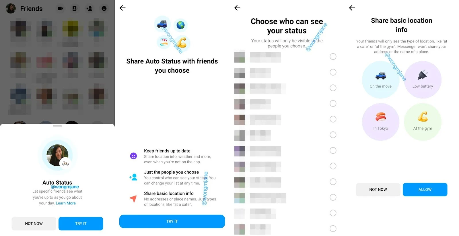 Facebook Messenger is working to port Instagram Threads “Auto Status” feature