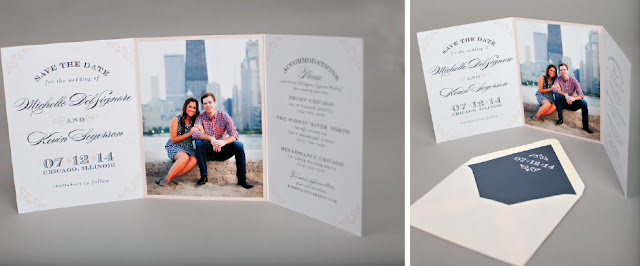 Save the Date Chicago Wedding