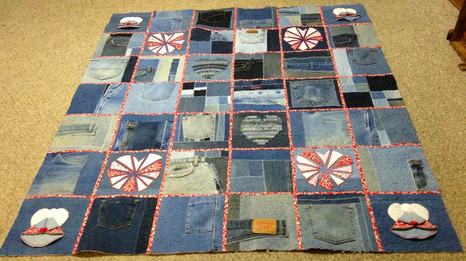 Dragonflies and Lily Pads: Bursting Heart and Angel Quilt Finished