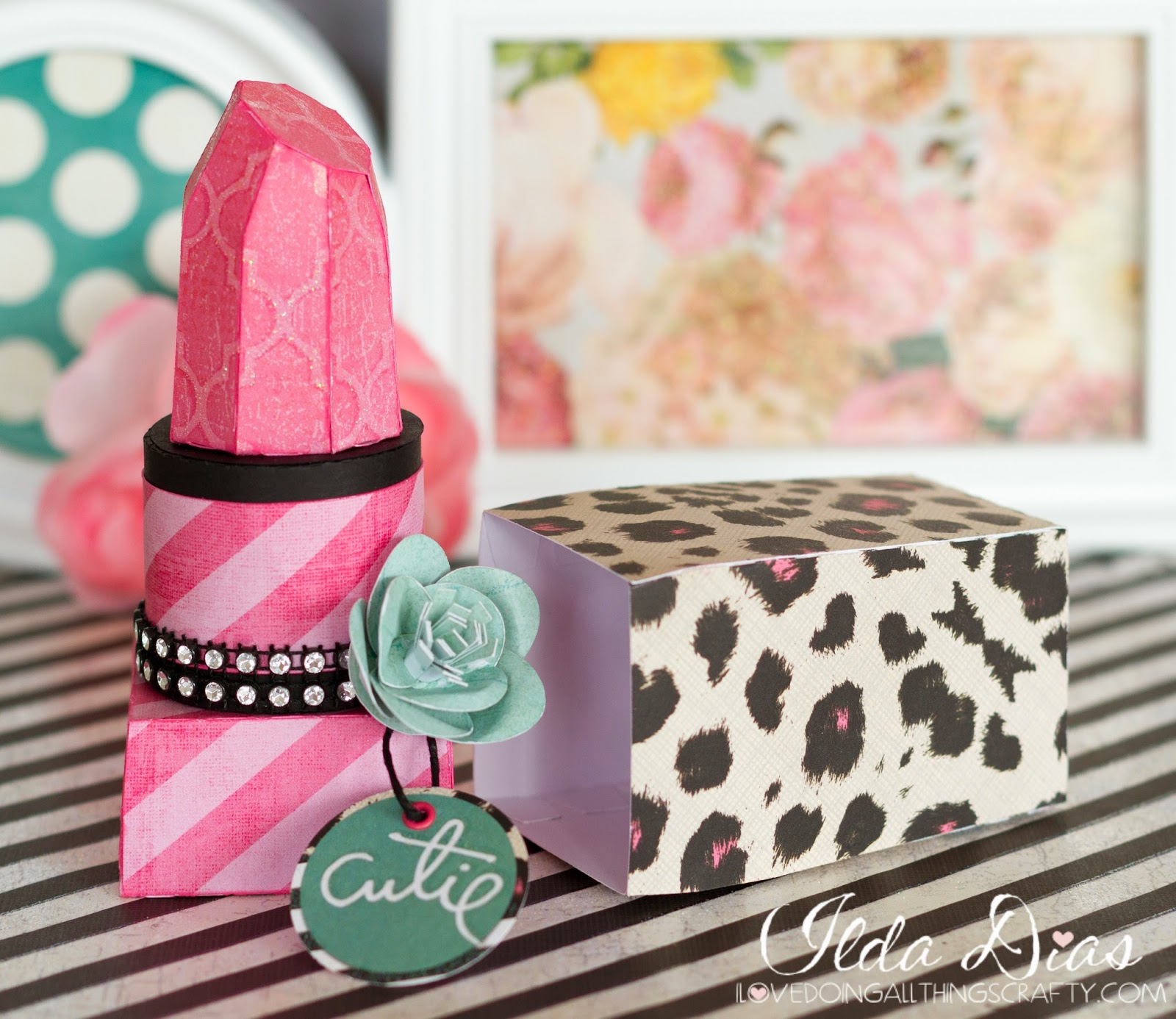 i love doing all things crafty 3d lipstick box