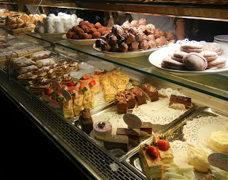 Dessert selection in Little Italy