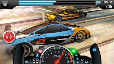 The most exciting best Android car racing game CSR racing car racing game