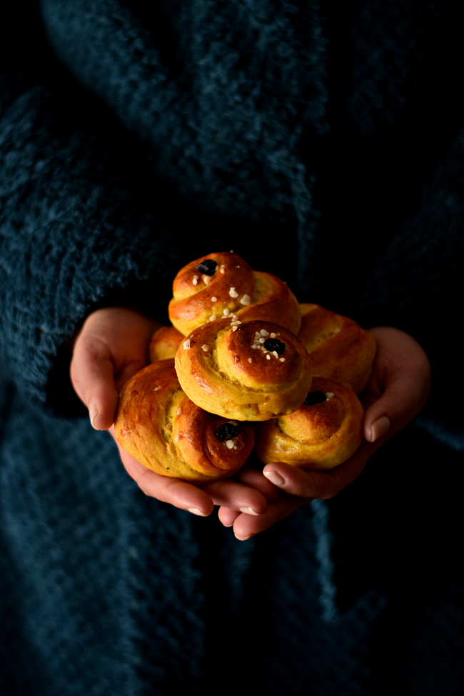 Sweet Gula Saint Lucia Saffron Buns Lussekatter