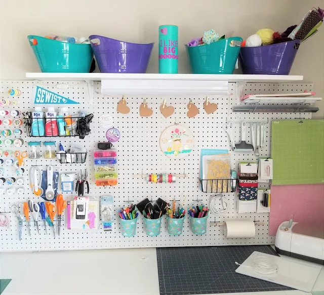 Simple Sewing Room Organization