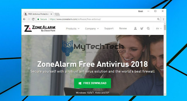 zonealarm free antivirus 2018 review