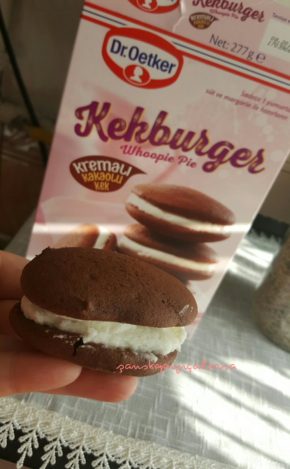 Dr. Oetker Kekburger Whoopie Pie Kremalı Kakaolu Kek 🍫