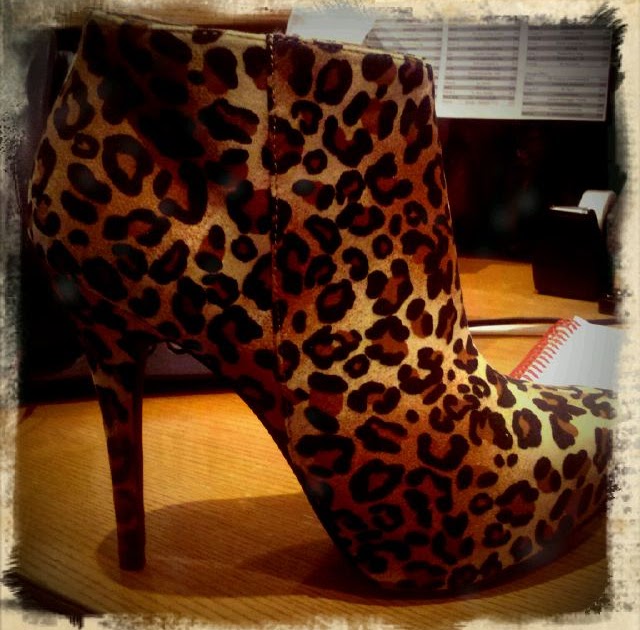 beast leopard booties