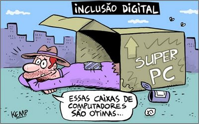  Na Mídia - Excluídos digitais: um quarto dos brasileiros sequer  tem acesso à Internet