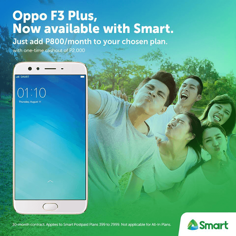 OPPO F3 And F3 Plus Now Available At Smart OPPO F3 And F3 Plus Now Available At Smart