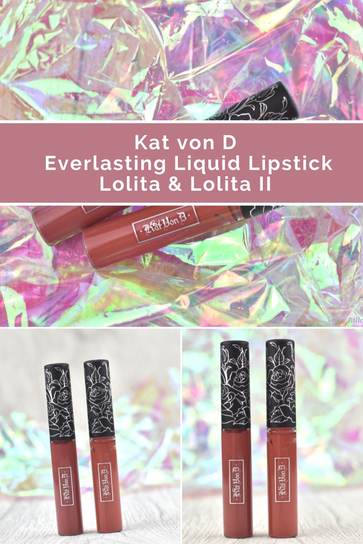 Kat von D Everlasting Liquid Lipstick - Lolita & Lolita II - Review und Tragebilder