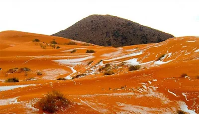 Subhanallah, Di Gurun Sahara Muncul Salju