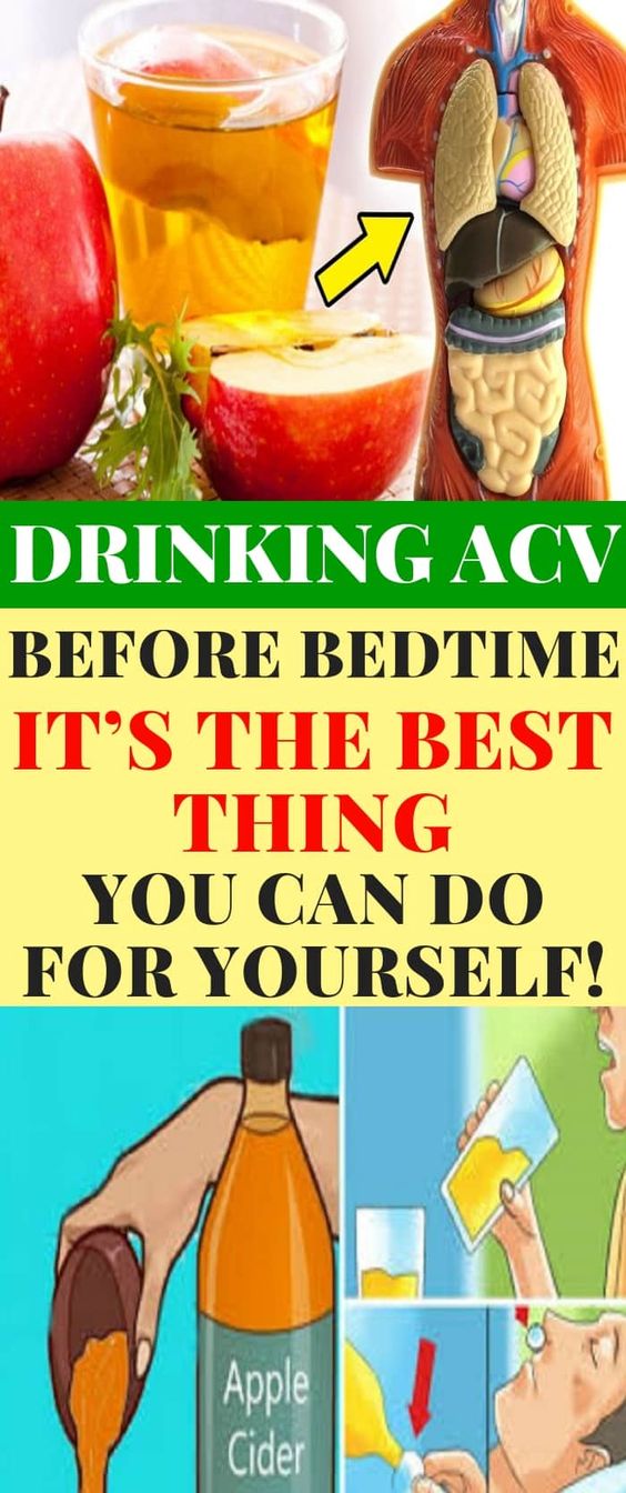 Why You Should Take Your Apple Cider Vinegar at Night! EXPLORE HEALTH