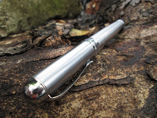 Pena Mewah Jinhao X750 Silver Stainless Steel Nib Fountain Pen