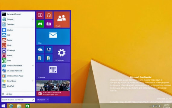 Windows 9, διαθέσιμο το preview τέλη Σεπτεμβρίου