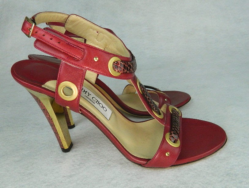 Item of the Week: Jimmy Choo Leather Strappy Heel ~ Le Thrift Consignment