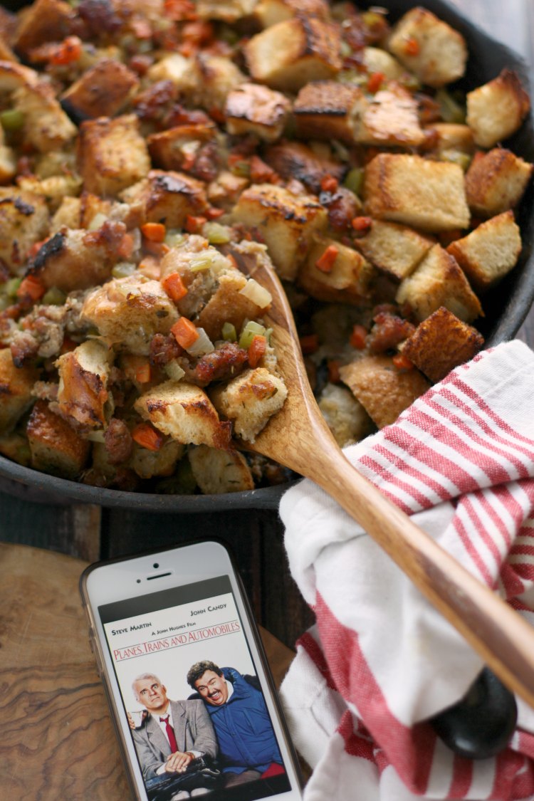 Beer & Brats Stuffing (Dressing) | Planes, Trains and Automobiles #FoodnFlix