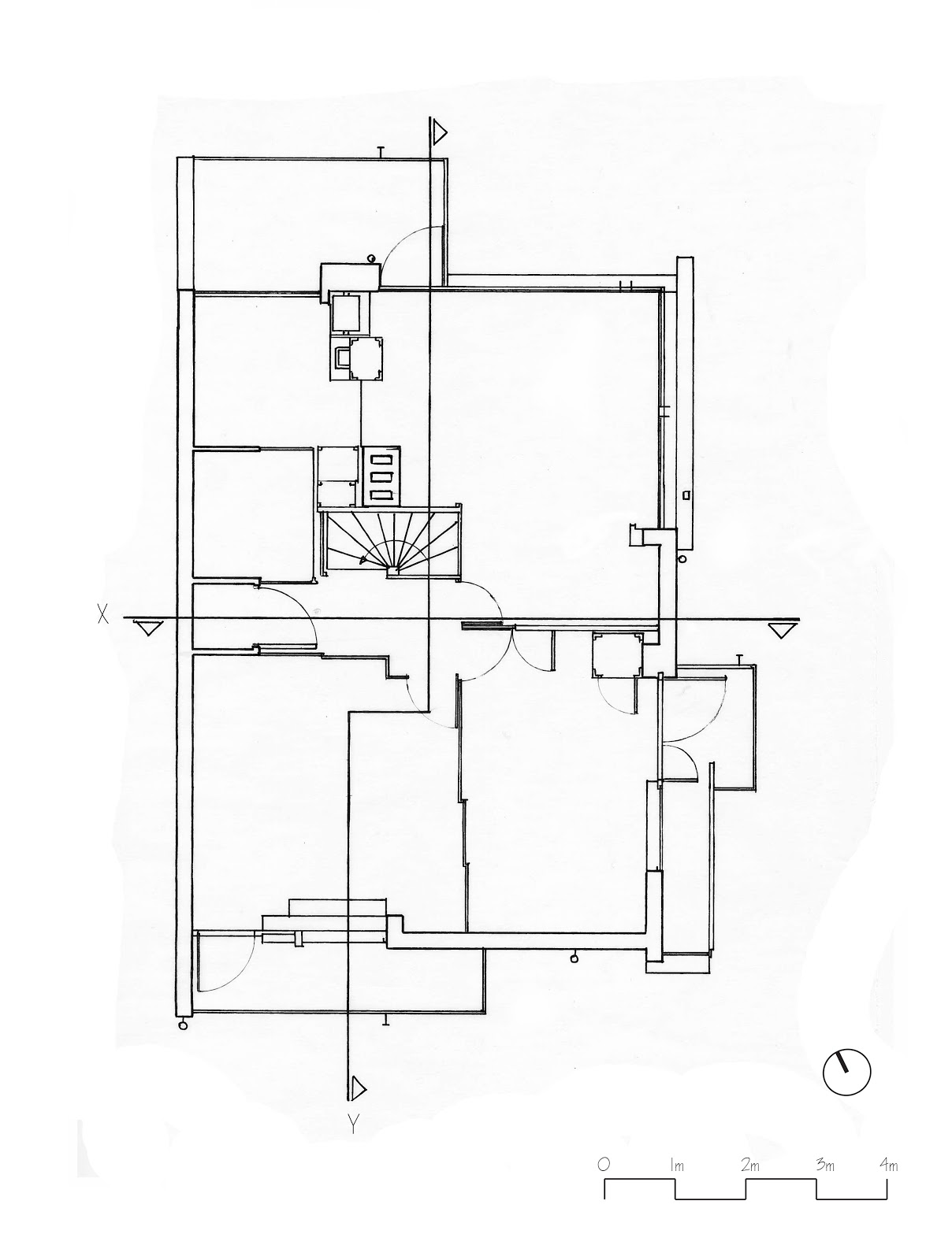 THE RIETVELD SCHRODER HOUSE HAND DRAWINGS