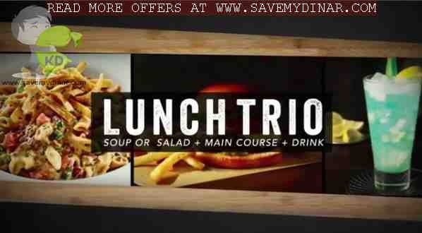 TGI Fridays Kuwait - Lunch Trio only for KD 2.950/-