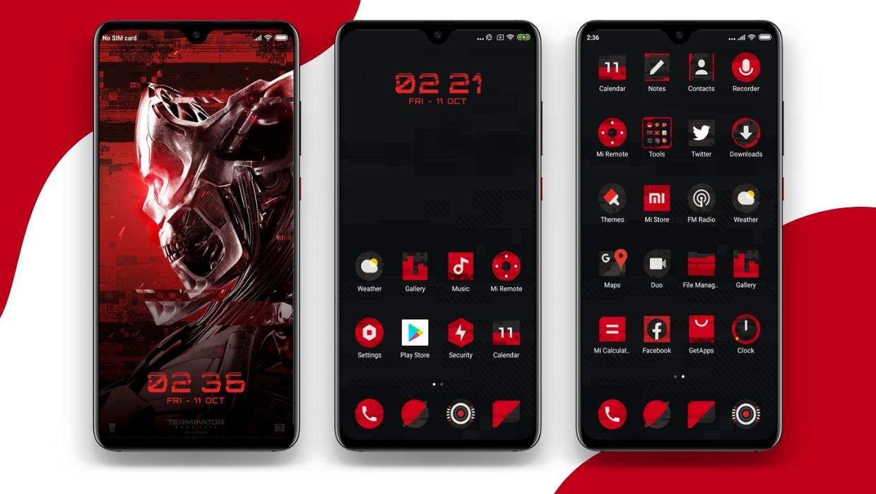 Terminator Darkfate MIUI Theme Terminator Darkfate MIUI Theme