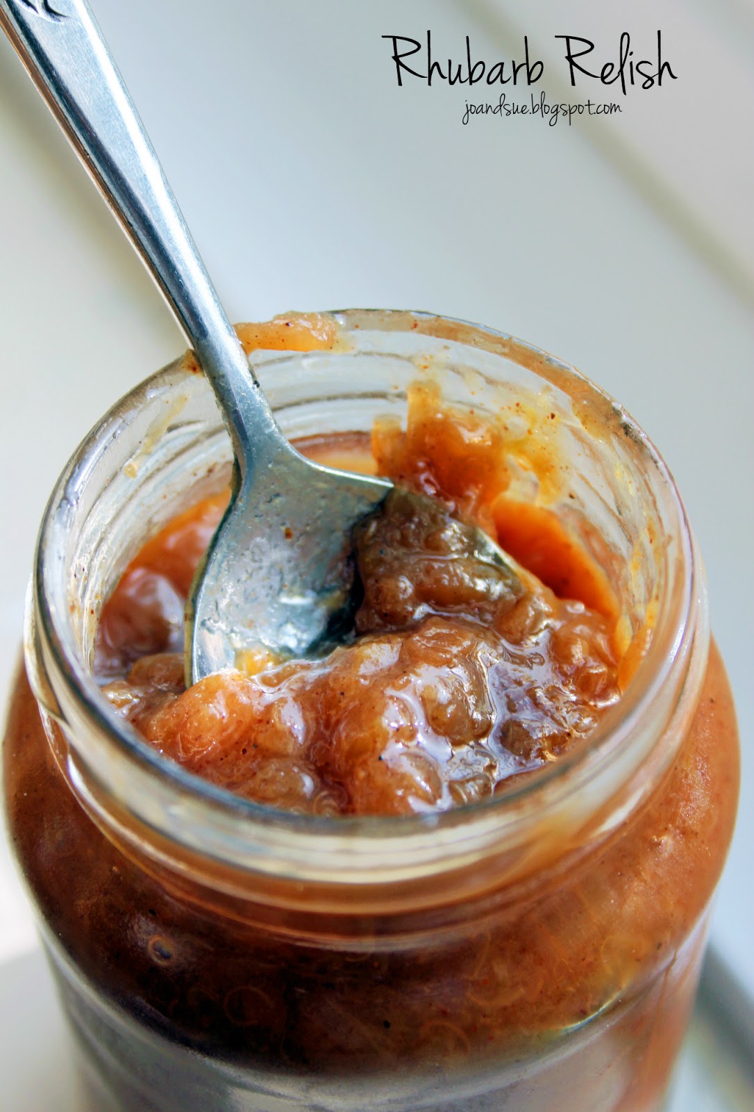 Jo and Sue Rhubarb Relish